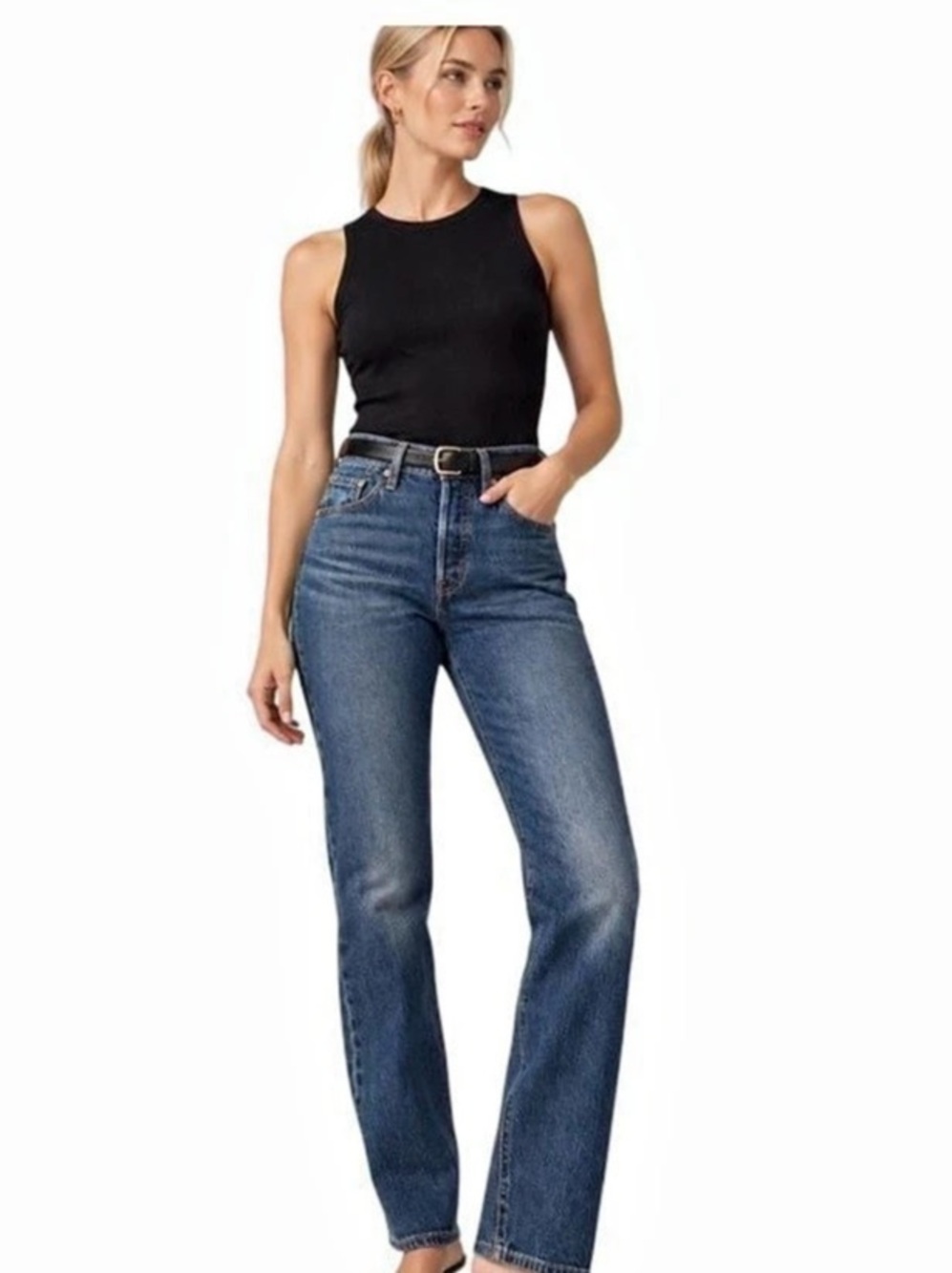 Levi's 501 Curve Women's Jeans Straight Leg Jeans Blue Waist 27 x 30